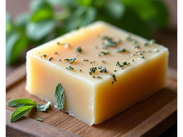 Champú sólido de ghassoul y menta para cabello graso